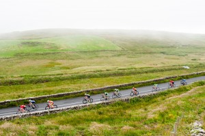 13 July 2017; A general view of the action as the race passes the Cliffs of Moher during Stage 3 of the Scott Junior Tour 2017 at the Cliffs of Moher, Co Clare. Photo by Stephen McMahon/Sportsfile *** NO REPRODUCTION FEE ***