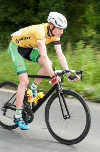 16July 2017; Race leader Ben Walsh of Ireland National Team in action during Stage 6 of the Scott Junior Tour 2017 in Ennis, Co Clare. Photo by Stephen McMahon/Sportsfile *** NO REPRODUCTION FEE ***